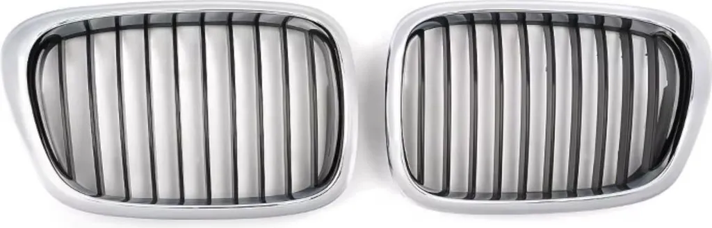 Grille de pare-chocs en ABS pour BMW E39 - Finition Chrome