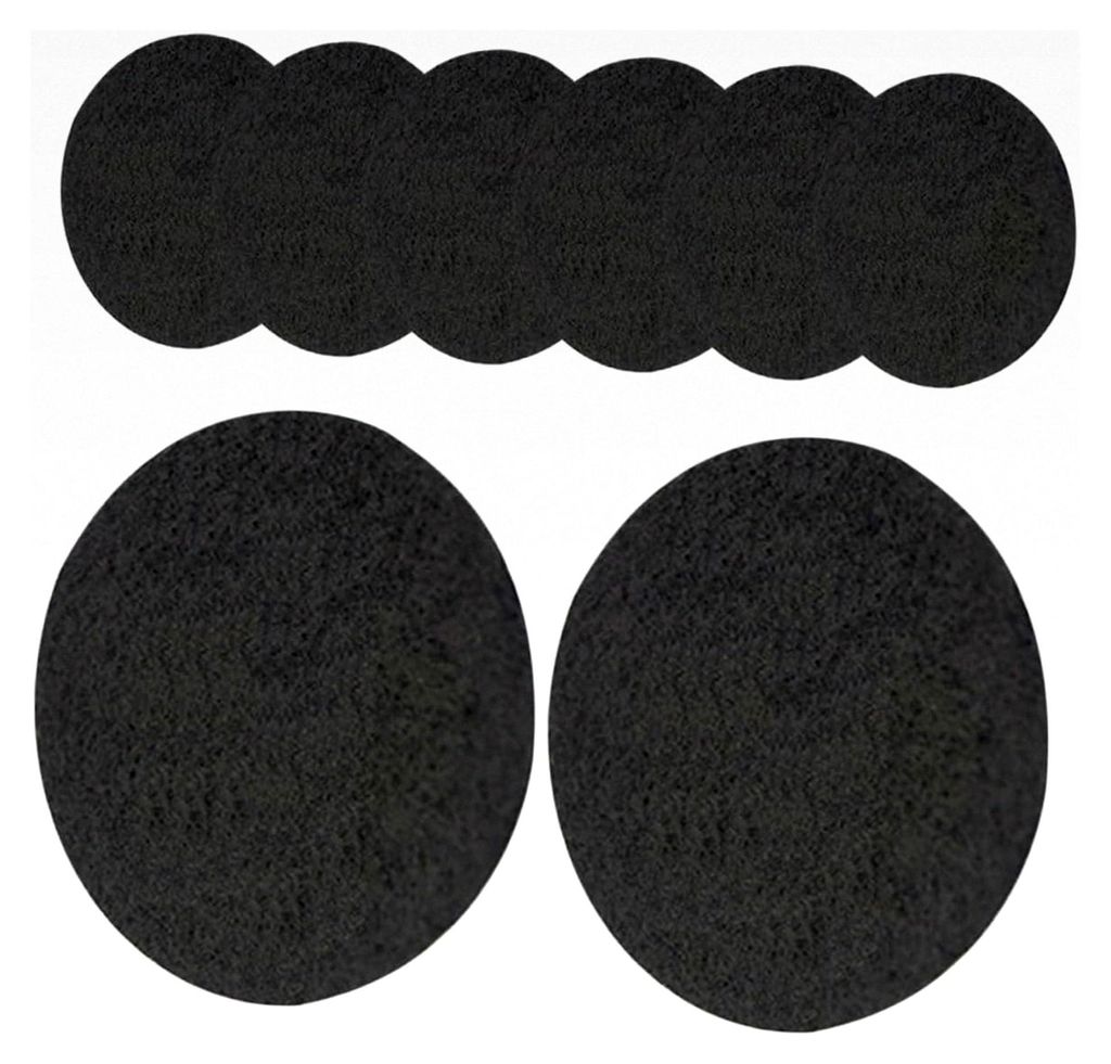Feuerfeste Isoliermatte Rund, 8 Stück Unterlage für Räucherkegel, Hitzebeständige Wiederverwendbare Matte zum Schutz für Tisch und Räuchergef...