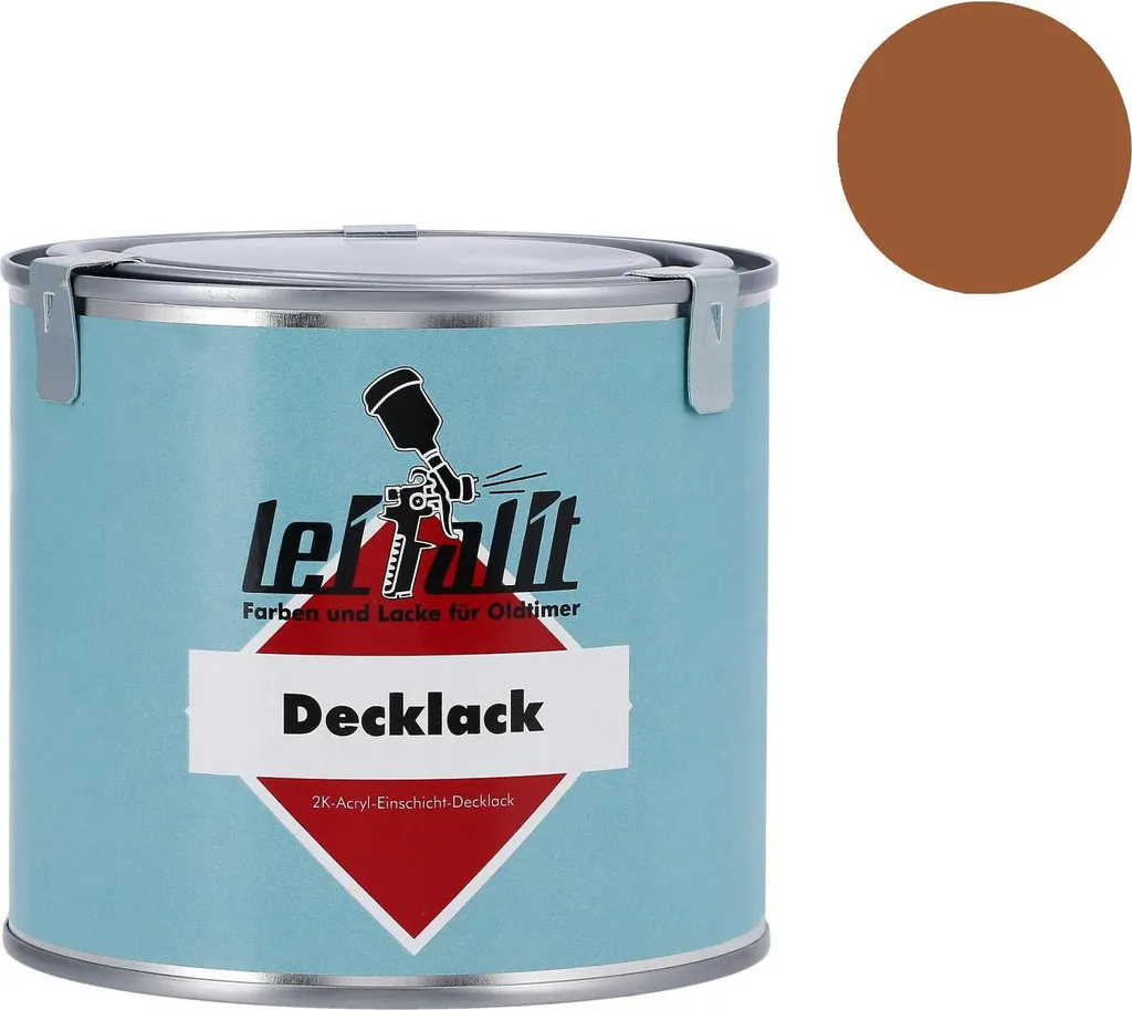 Peinture 2K Beaver Brown 500ml pour Rénovation de Matériel Agricole