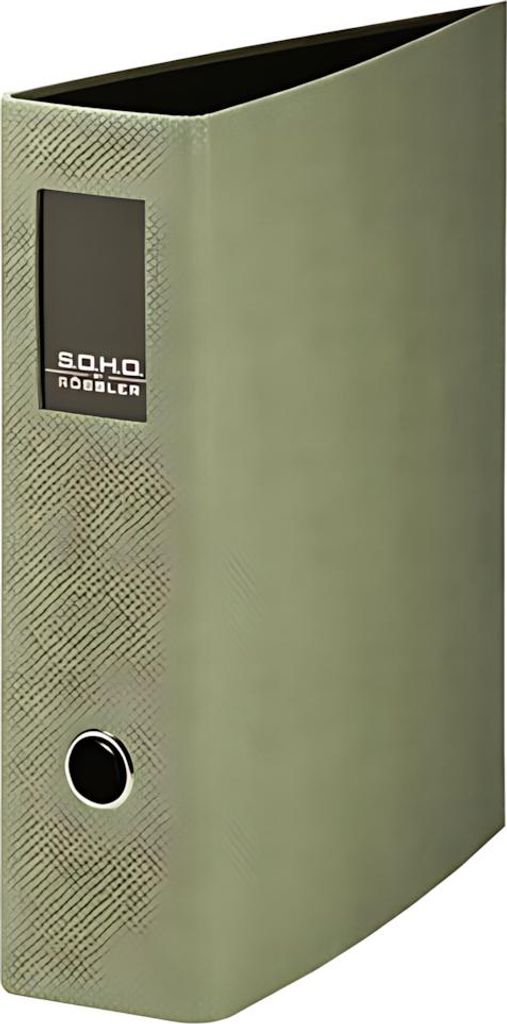 RÖSSLER Ordner mit Rückenschild salbei