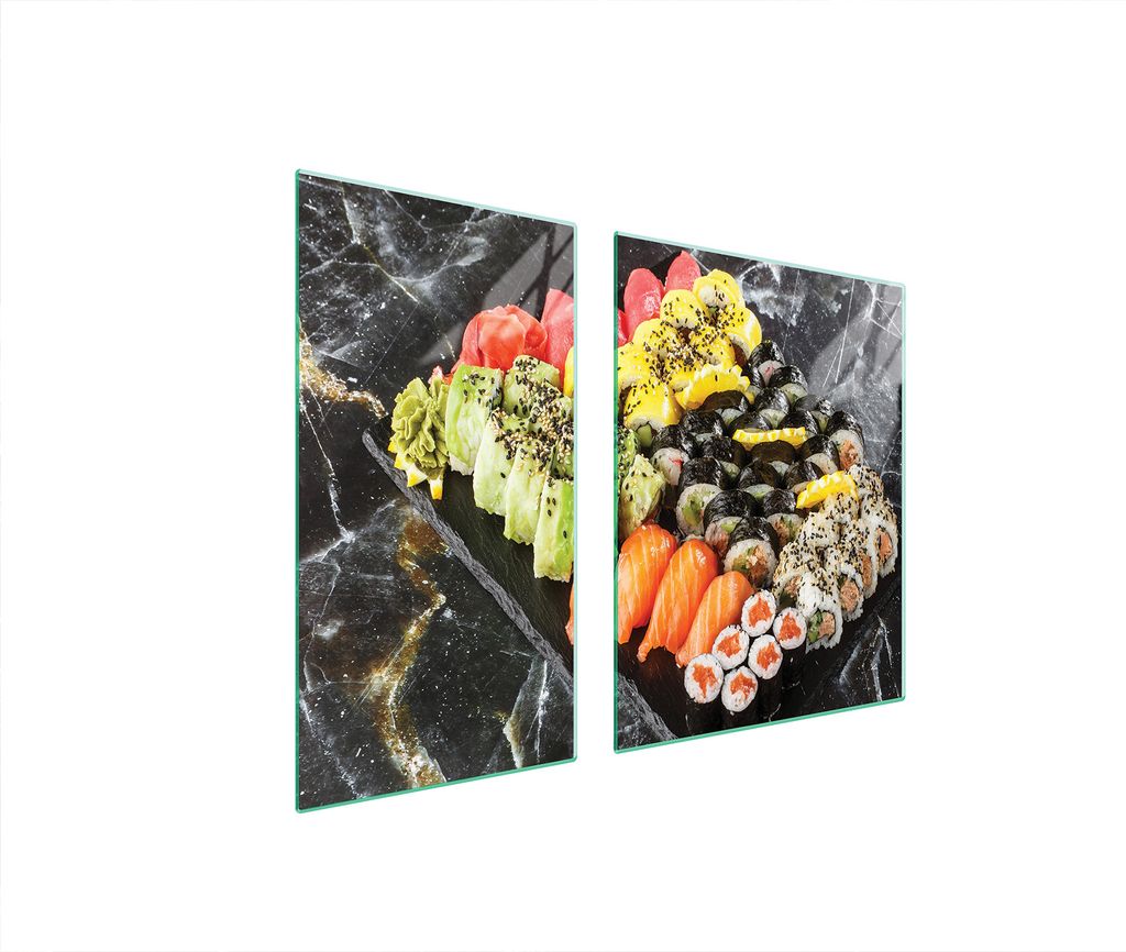 Glasschutzplatte Für Herd 90X52 Sushi