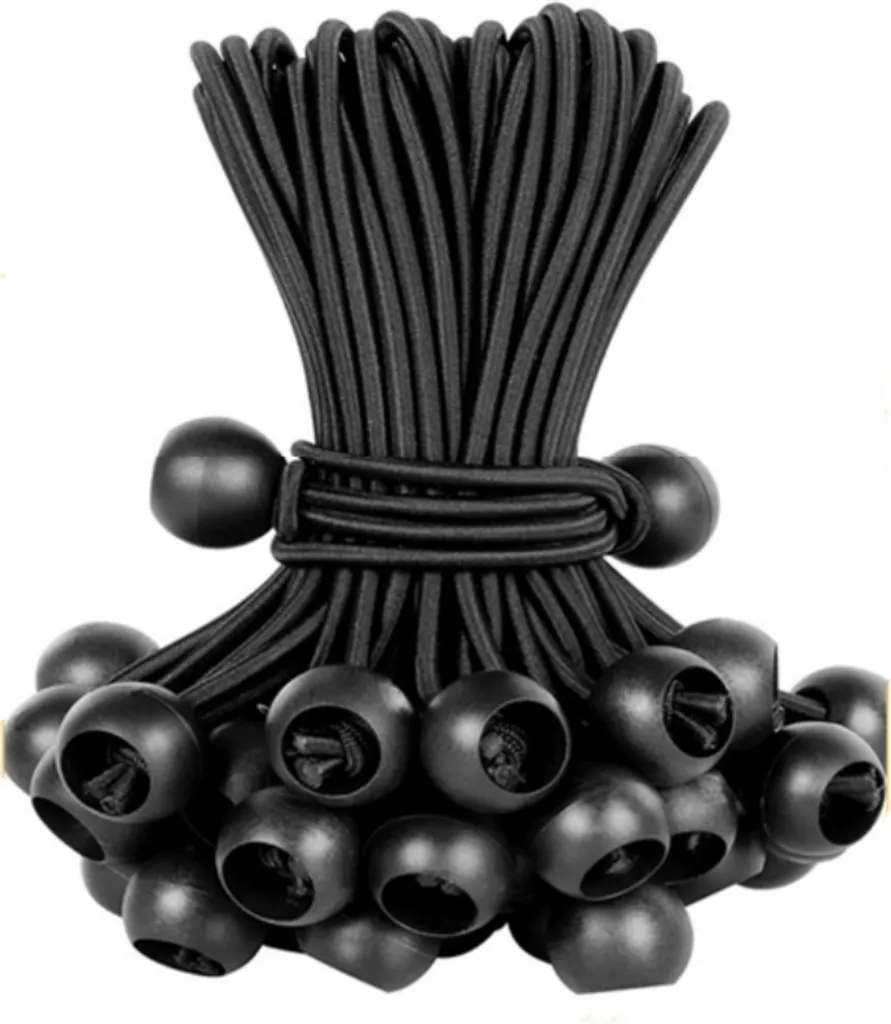 INF Bungee Balls 10 Pezzi L - Tensionatori Elastici per Banner e Gazebo