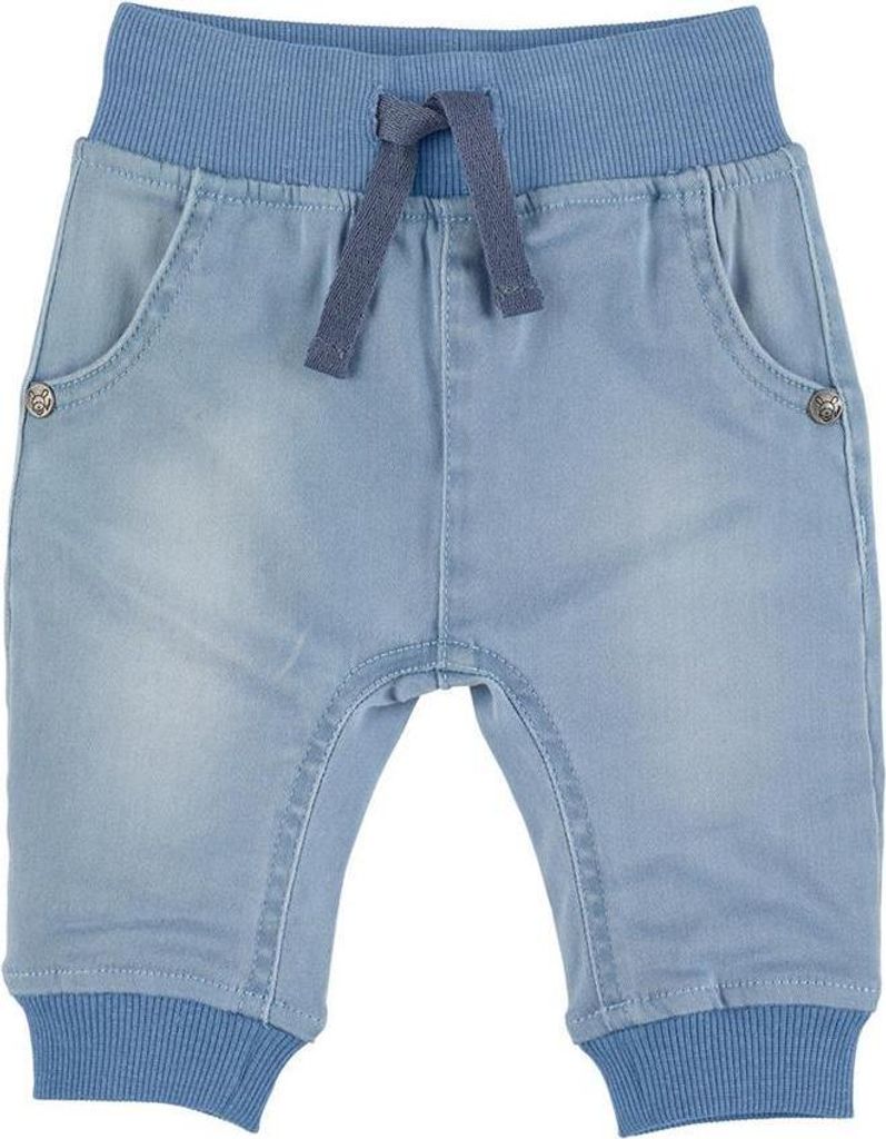 Sterntaler Hose aus weichem Jogg-Denim mit Esel Emmi Logo 62