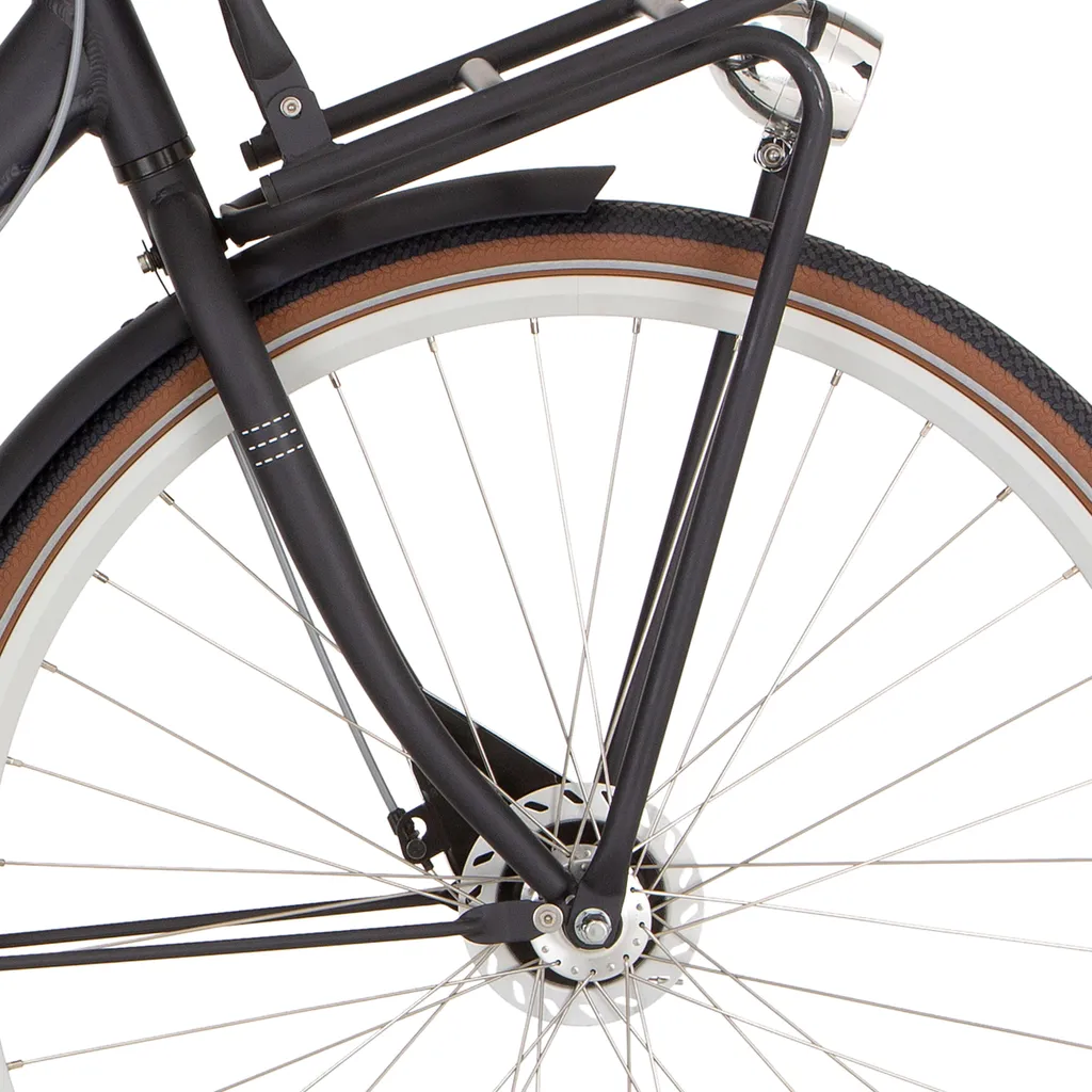 Support frontal Cortina 28 pour installer un panier de vélo gris