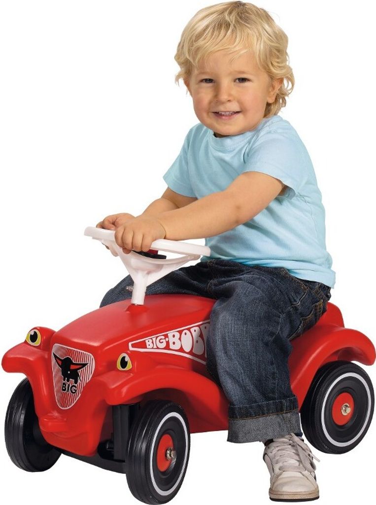Big Bobby Car Classic z oponami Whisper czerwony 56053 Zdjęcie produktu 14