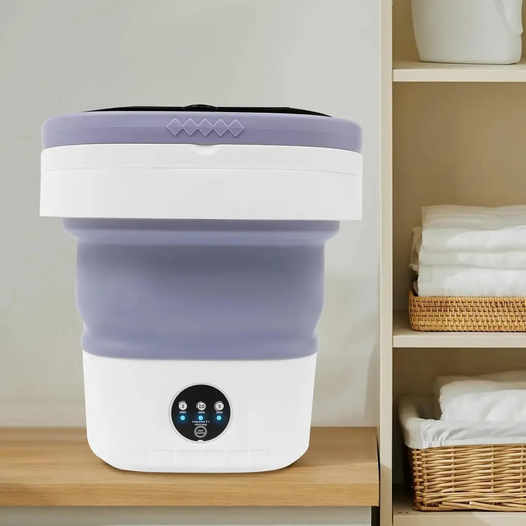 Mini lave-linge portable 12L : la solution pliante pour linge délicat - 9