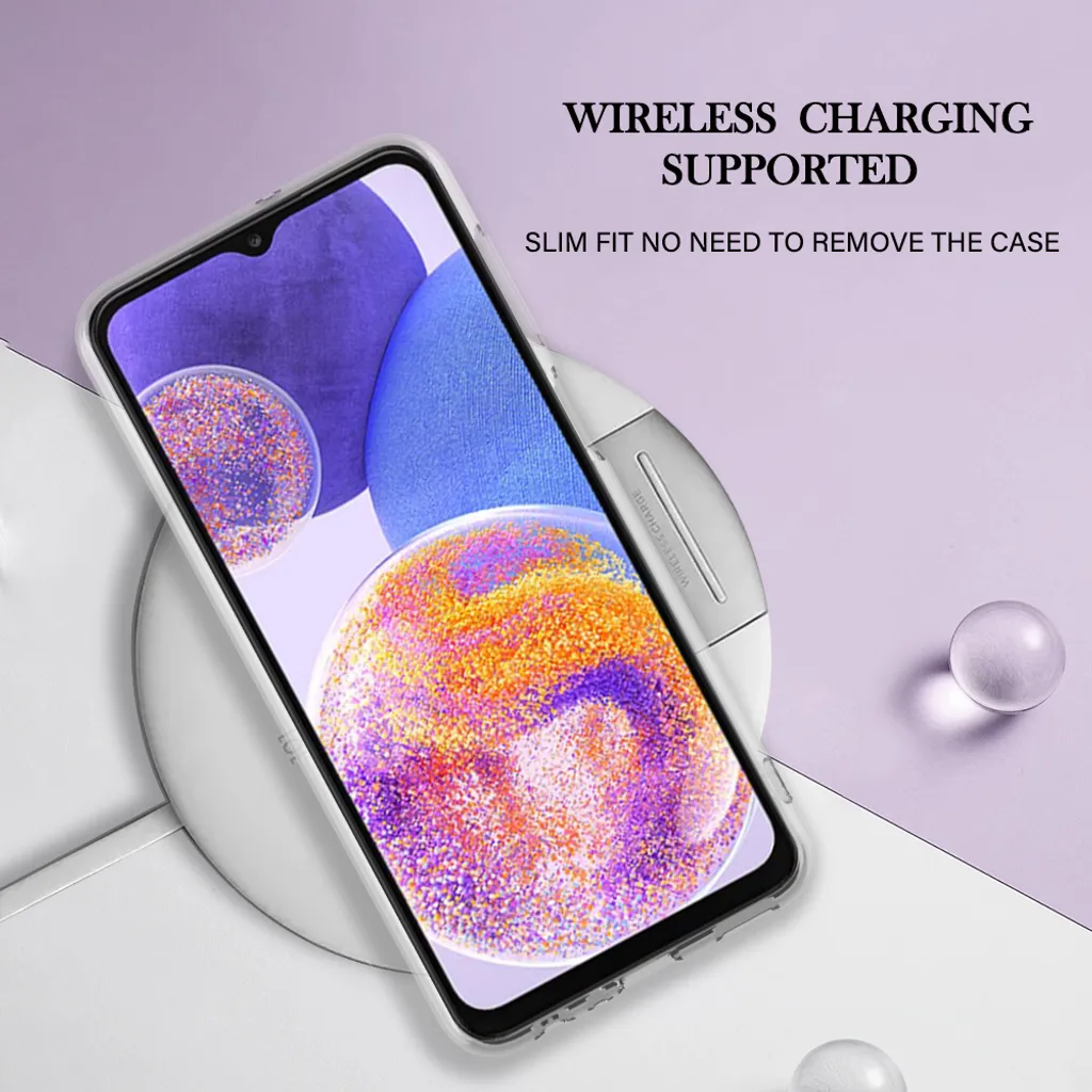 Custodia Samsung Galaxy A33 5G Viola Morbida Antiurto per Famiglie - 7