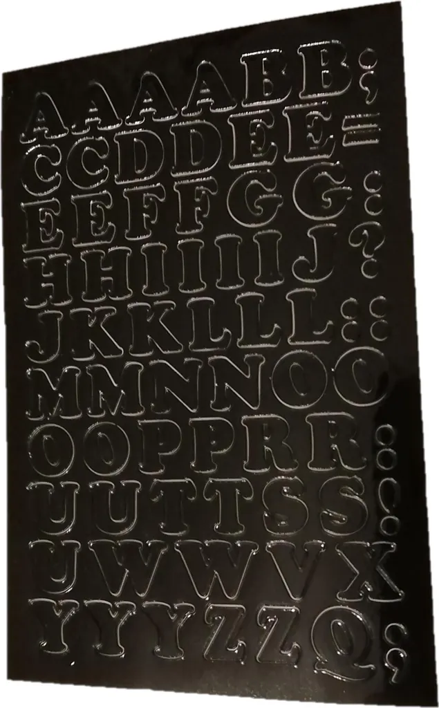 Adesivi Numeri e Lettere per Segnaletica Fai-da-te - Alta Tenuta