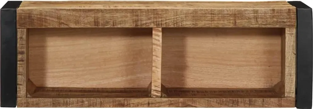 vidaXL Credenza 80x30x65 cm in Legno Grezzo Massello di Mango