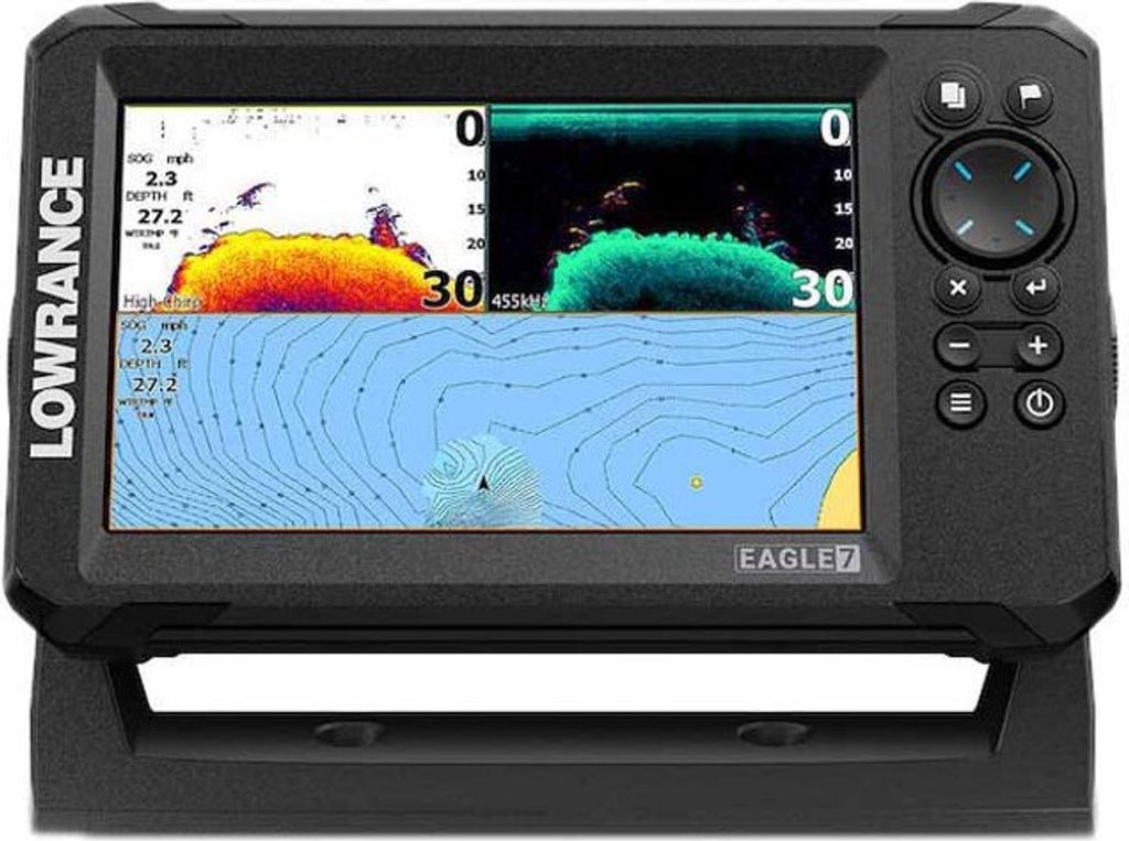 Lowrance Eagle 7 ́ ́ 83/200 Hdi Plotter Schwarz Schwarz One Size