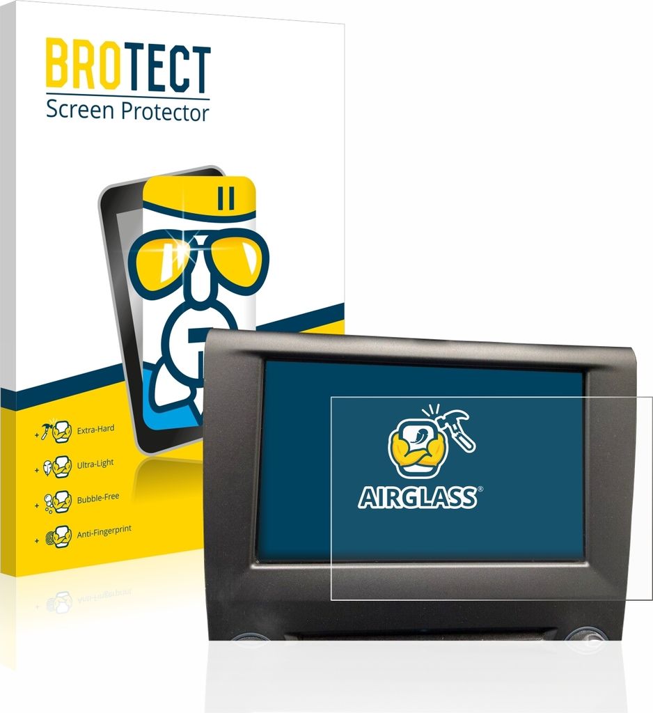 BROTECT Schutzglas für Ford Mondeo S&S Business sync 3 2016 Schutzfolie Panzer Folie Glas Display Schutz klar