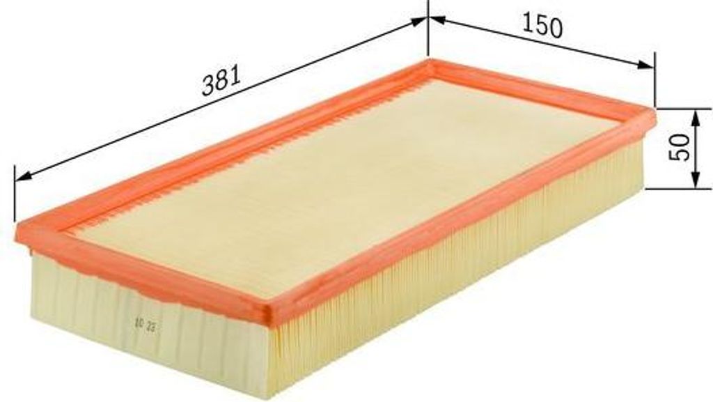 BOSCH 1 457 429 785 Luftfilter OE kompatibel mit A6 4A