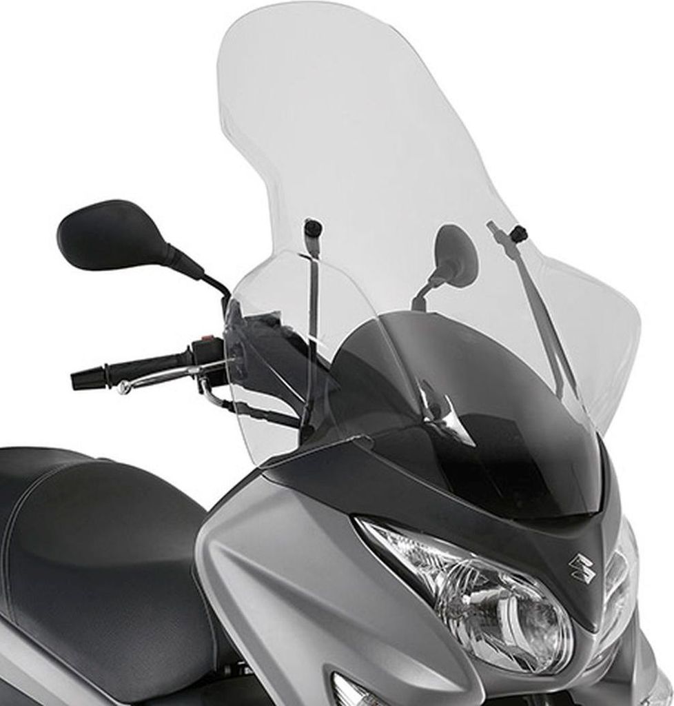 Für Suzuki Burgman 125-200 Windschutzscheibe (06-13), 125-200 Abs (14-19) 84,5 X 65,5 Cm Klar - Montage Erforderlich D267Kitk