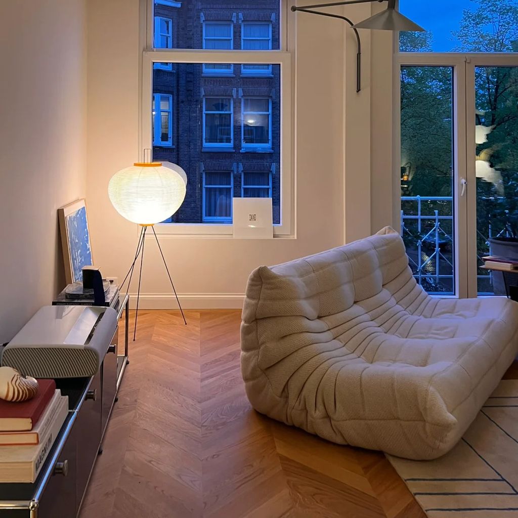 360Home Sofa – Einzelsessel Schlafsofa Relaxsofa mit hocker Produktbild 4