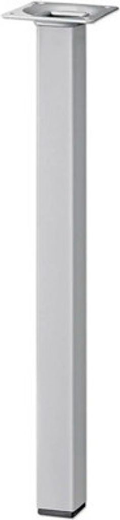 Tarrox Tischbein vierkant 24 x 24 x 500 mm, silber