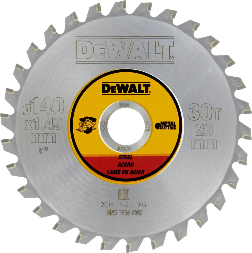 Lame scie circulaire DEWALT 140mm 30 dents anti-vibration bois