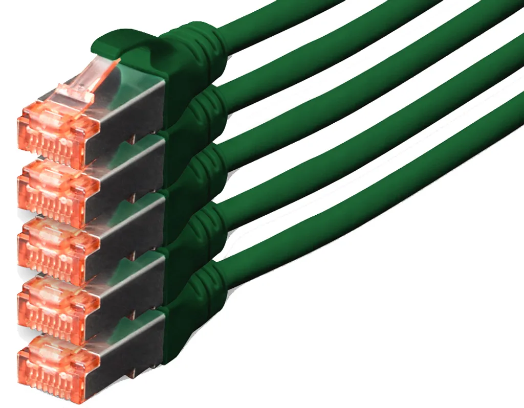 Cavo Patch DIGITUS Cat 6 S/FTP 20m Grigio - Set 5 Pezzi Offerta - 6