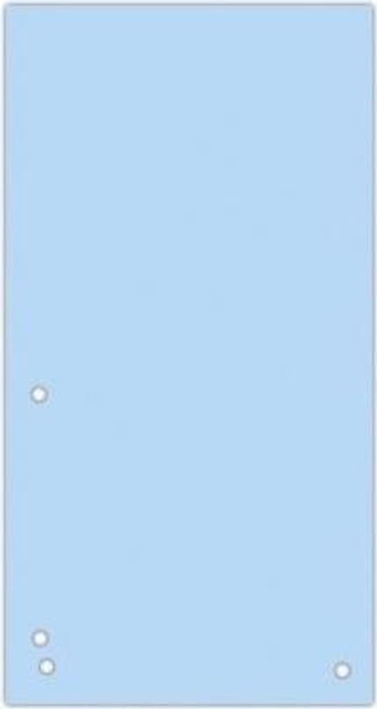 Trennblätter für Ordner 235x105 a100 blau
