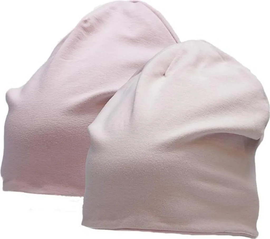 4F Berretto reversibile da bambina Rosa/Beige