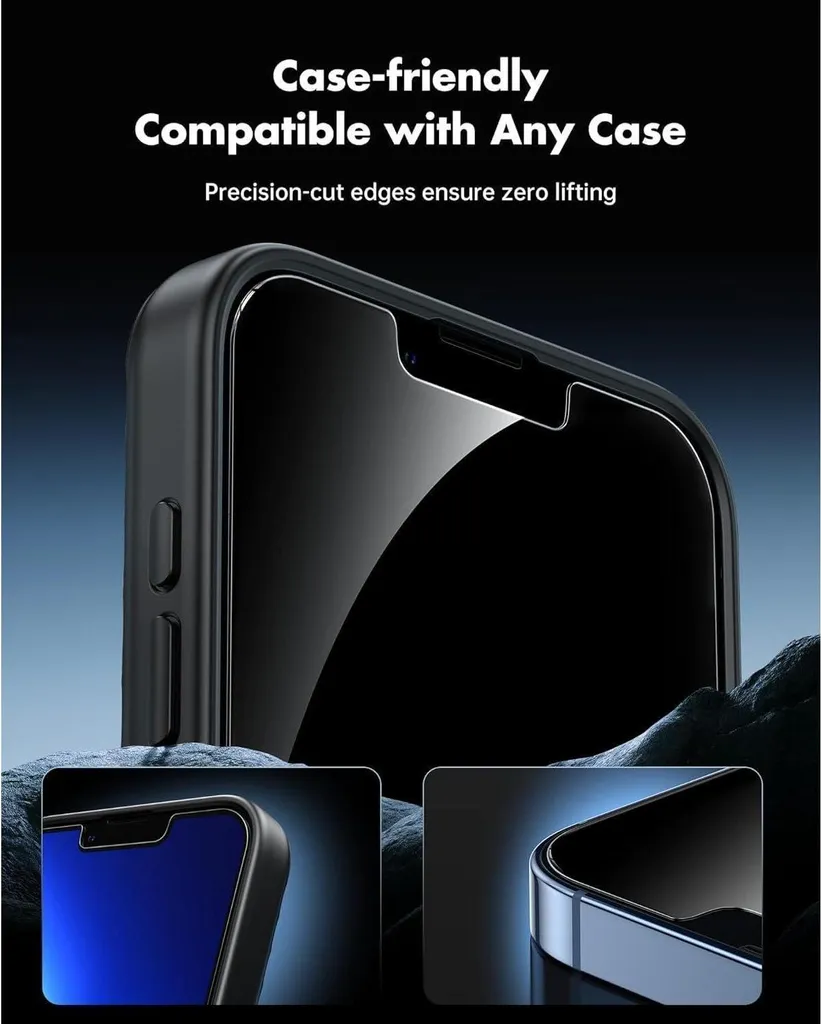 Stop aux Regards Indiscrets sur iPhone 13 Pro - Verre Trempé 2 Pack