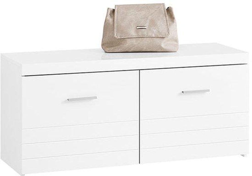 Schuhbank mit verstellbaren Fächern, 100x45x35cm, Bodenschutz