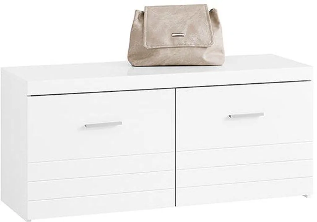 Banc de rangement pour chaussures idéal pour une entrée organisée 100x45cm