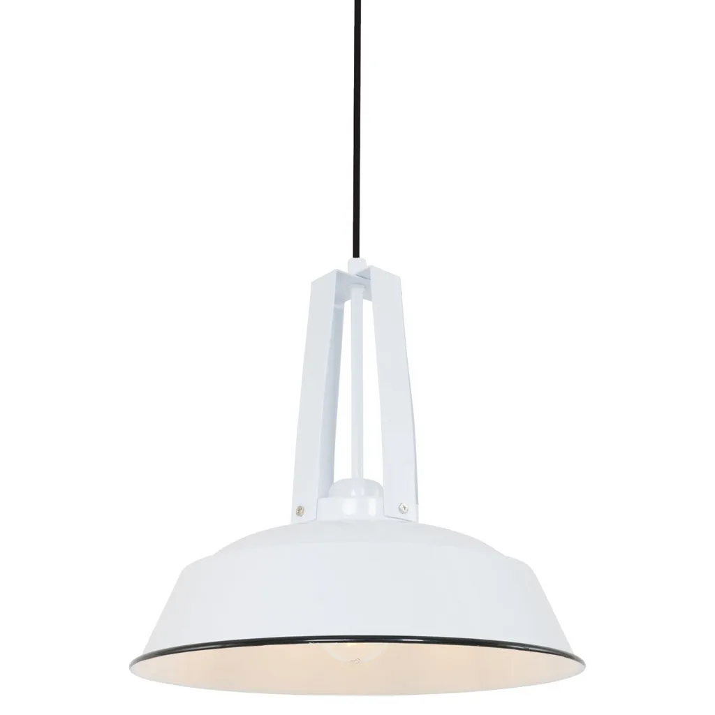 Lustre Suspension Design Eden Blanc Ø 42cm en Métal pour Salle à Manger