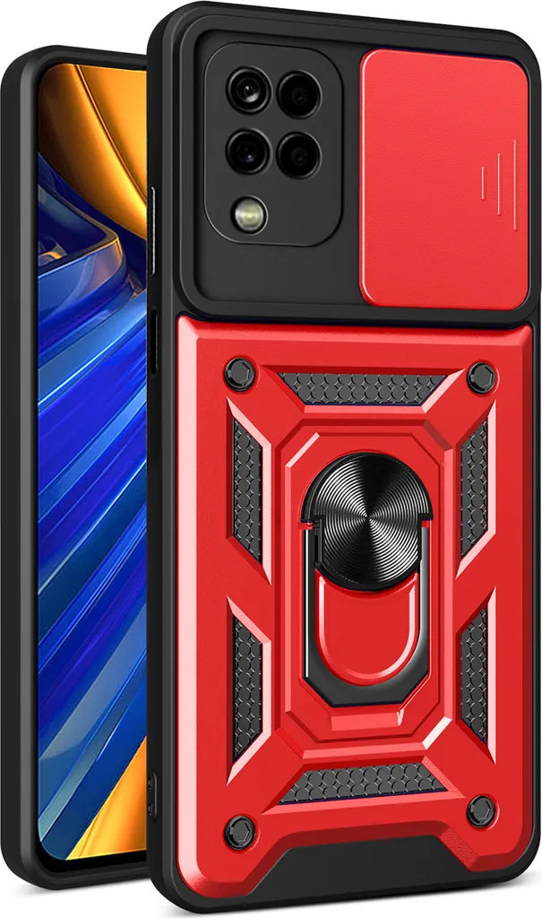 Custodia Samsung A06 4G Silicone Rosso Bumper | Protezione Obiettivo