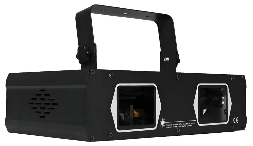 Projecteur laser pour soirée et discothèque DMX RVB double tête UE
