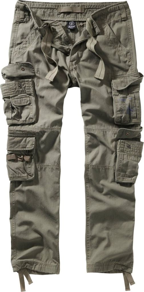 Brandit Pure Slim Fit Trouser olive - 5XL Obrázek produktu 