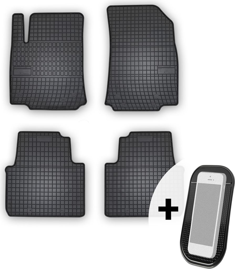 Gummimatten Auto Fußmatten Automatten Passgenau 4-teilig Set - passend für Toyota Land Cruiser 200 ab 2015