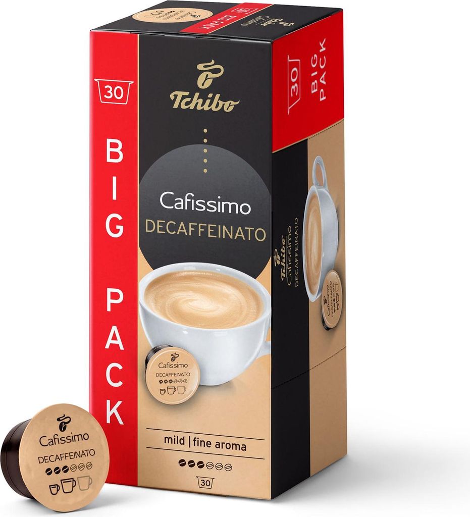 Kapsułki z kawą bezkofeinową Tchibo Cafissimo Caffè Crema, Zdjęcie produktu 
