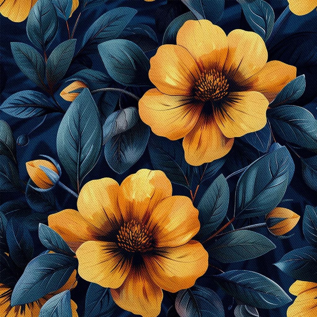 OUTDOOR DEKOSTOFFE OXFORD - Motiv Blumen I DX5342