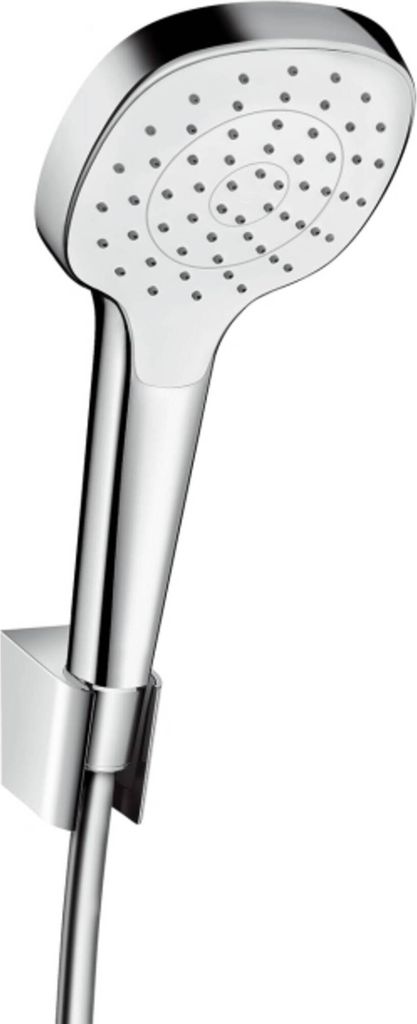 Hansgrohe Brausenset Croma Select E 1jet/Porter weiß/chrom Produktbild 