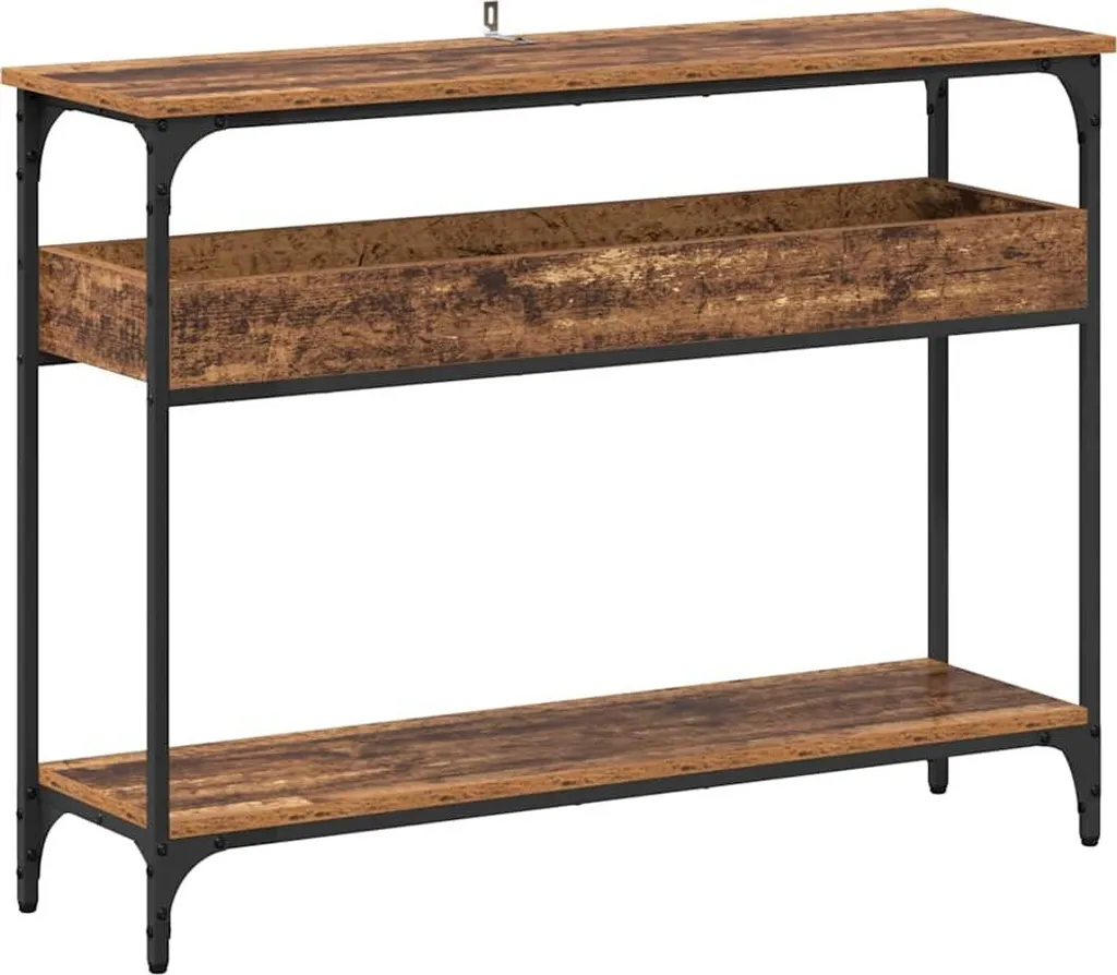 SYFAX™ Consolle Ingresso Legno Vecchio 100x29x75 - Offerta Limitata