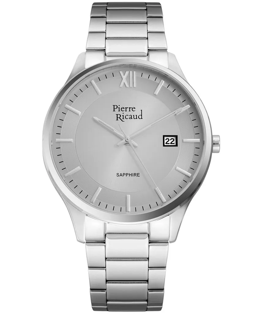 Montre de Luxe Classique pour Homme en Acier avec Verre Saphir Durable