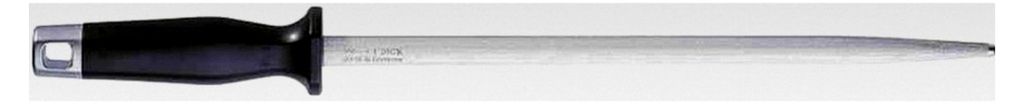F. DICK Kochwetzstahl 25 cm (ergonomischer Griff, Wetzstahl, Oberflächenhärte über 65° HRC, Schleifwerkzeug für Kochmesser)