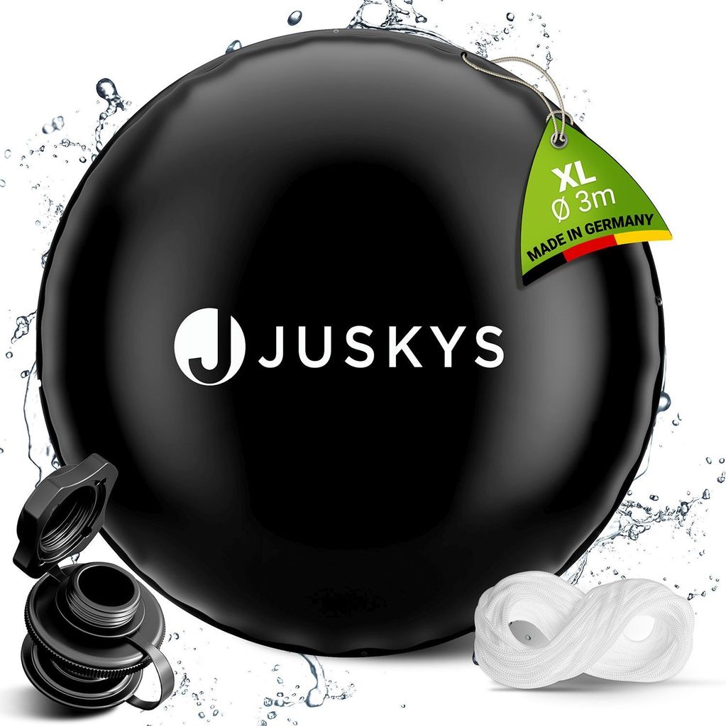 Juskys Aufblasbare Poolabdeckung Rund 3 m - Pool Abdeckung, Produktbild 1