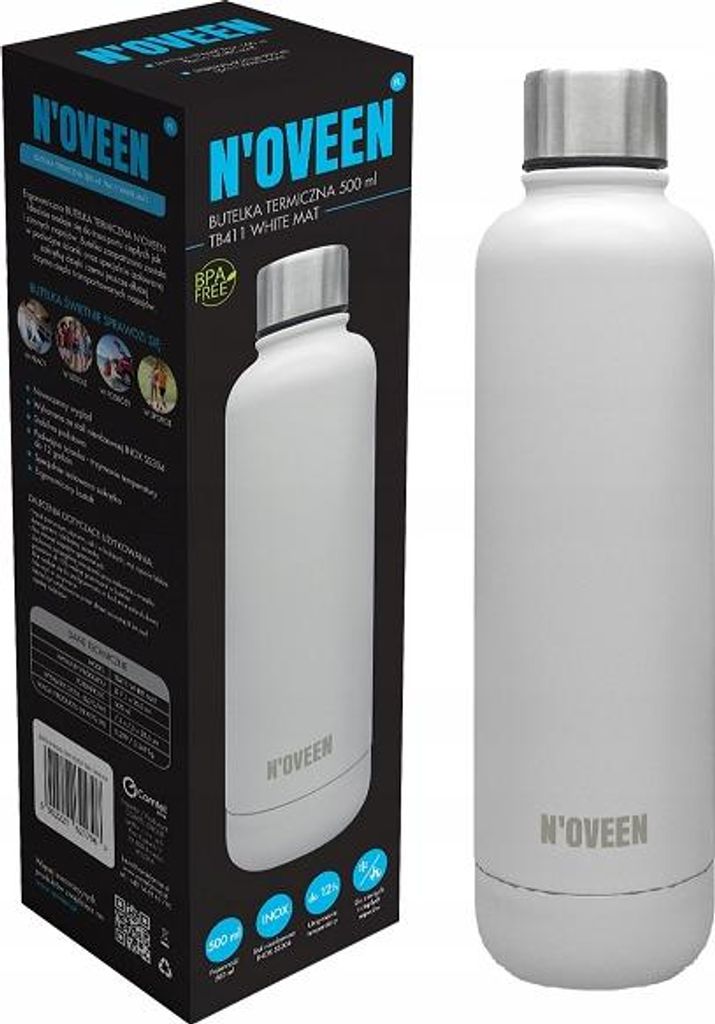 Butelka Termiczna Termos Turystyczny 500Ml Inox N'oveen Zdjęcie produktu 