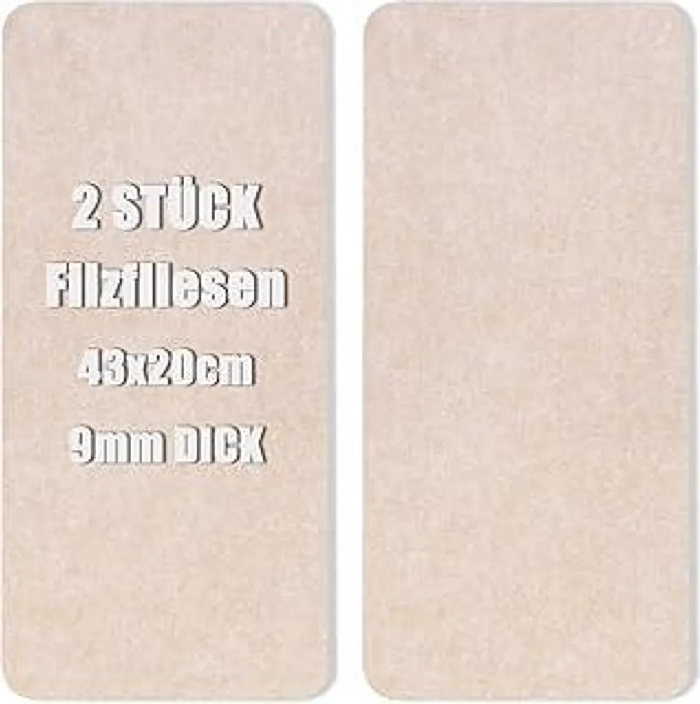 2 Bacheche Feltro Autoadesive 43x20cm | Lavagna Memo Casa e Scuola