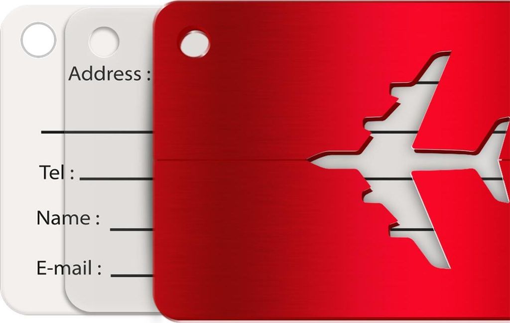 Reise Kofferanhänger Namensschild Gepäck Anhänger Schild Produktbild 2