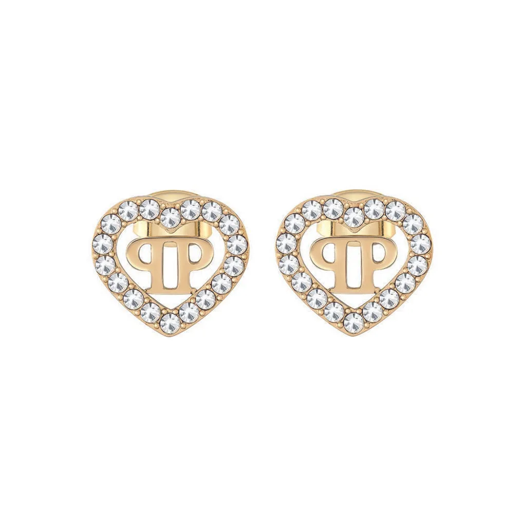 Boucles d'oreilles Cœur Or Philipp Plein Rocked Heart Finition Luxe