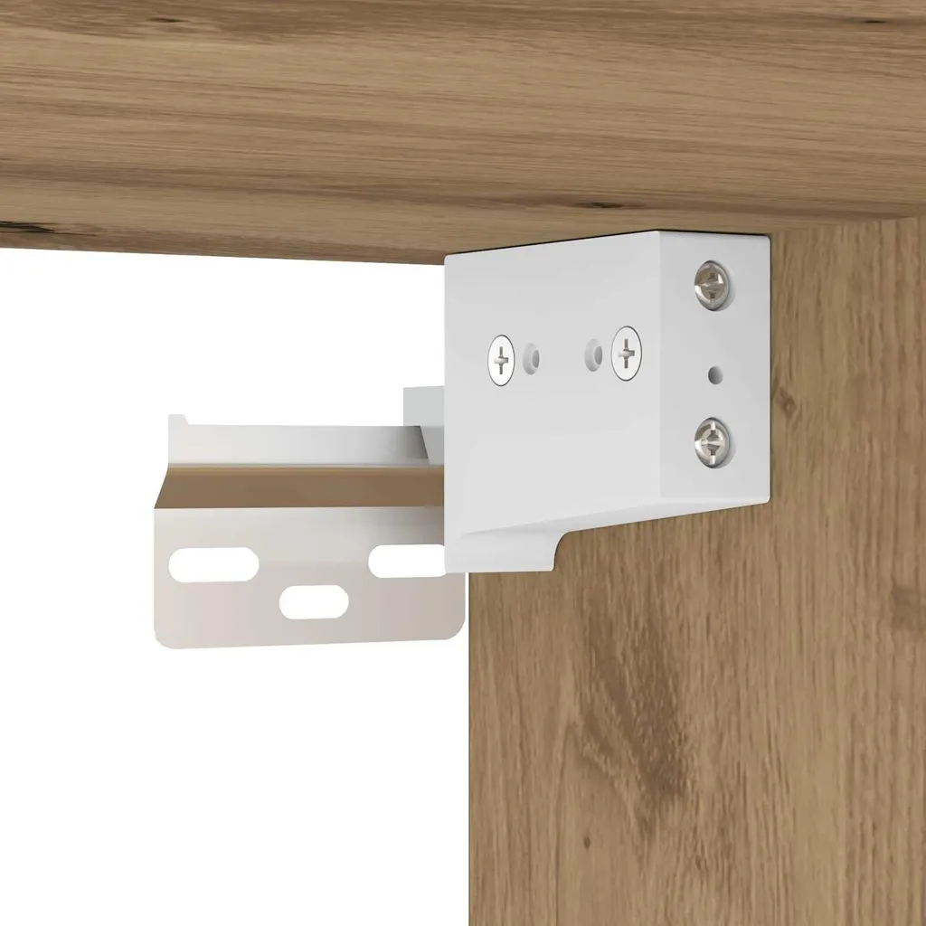 Mini Mobile TV Sospeso SYFAX™ 30 cm Rovere: Salvaspazio e Robusto - 9