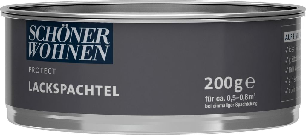 200g Schöner Wohnen Protect Lackspachtel weiß