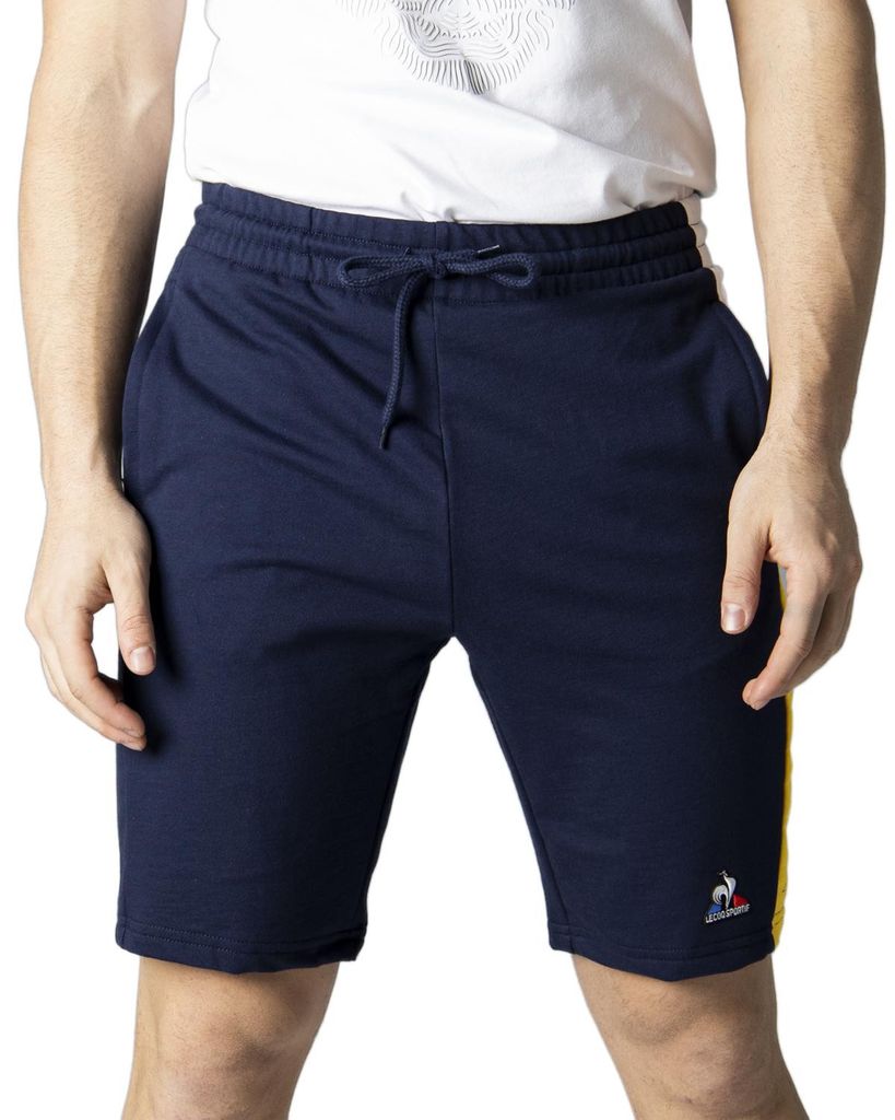 LE COQ SPORTIF Bermuda Herren Baumwolle Blau GR65057 - Größe: XL