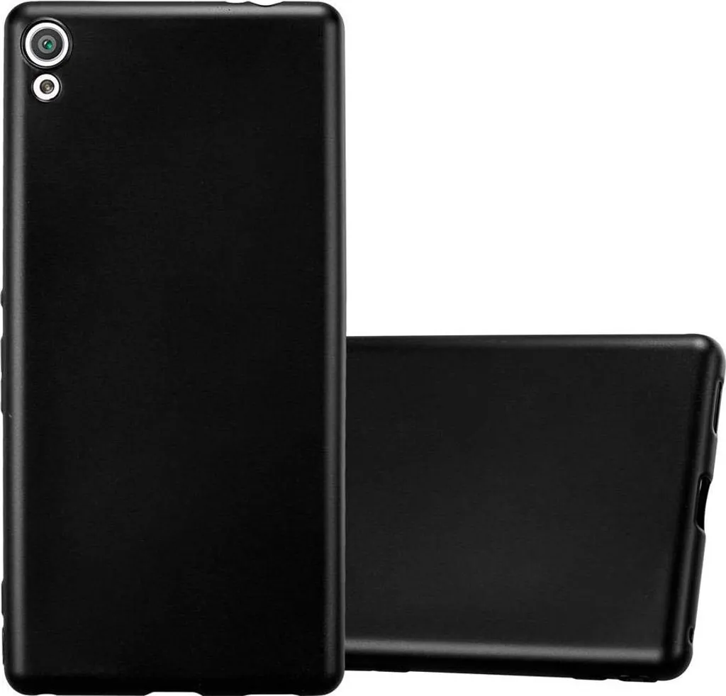 Protezione Sony Xperia XA ULTRA - Custodia Cadorabo Nera in Silicone