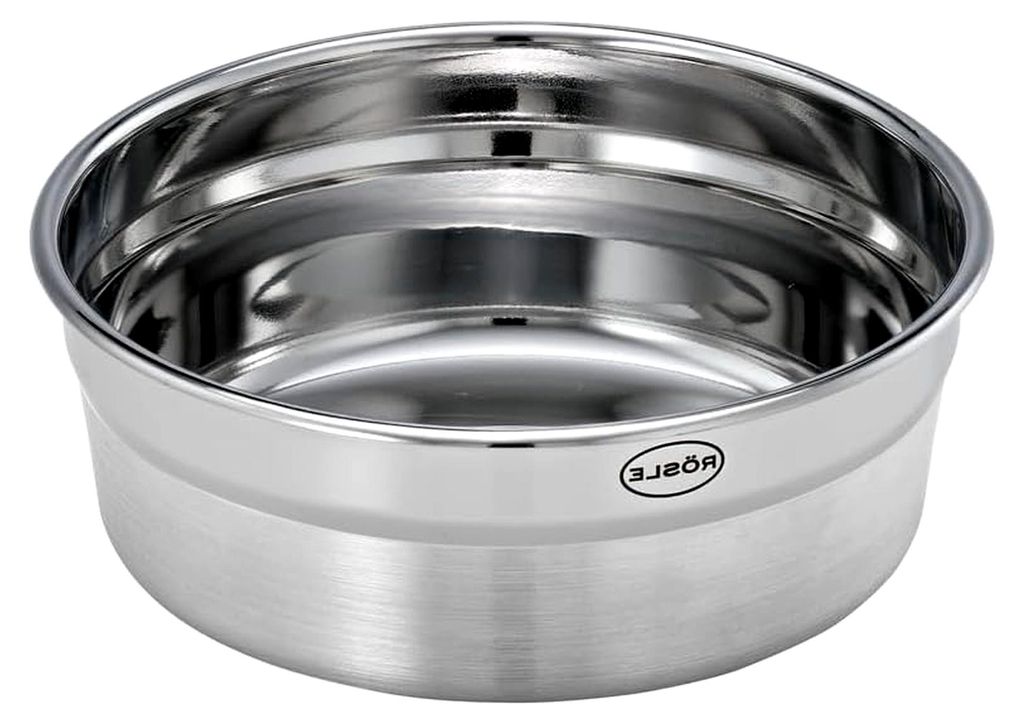 FLEXX 2GO 0,4 L runde Dose, Lunchbox aus Edelstahl, mikrowellen- und backofengeeignet bis 150 °C, spülmaschinenfest, silber