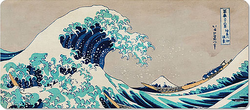 Hokusai Velká vlna před Kanagawou XL podložka pod myš 80 x Obrázek produktu 