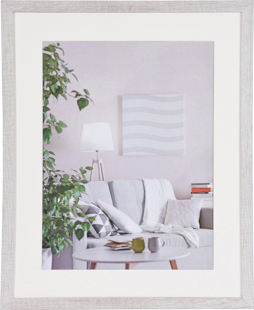 Henzo Modern Bilderrahmen 40x50 cm Weiß Produktbild 