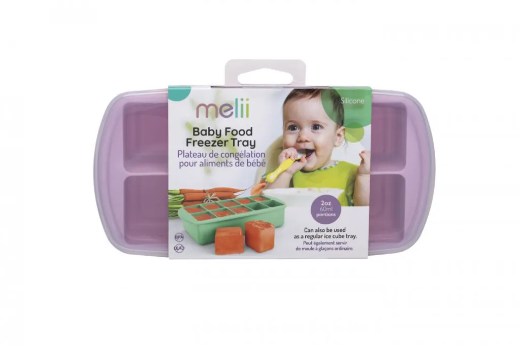 Portions Individuelles Bébé Melii - Boîtes de Conservation 59 ml Rose